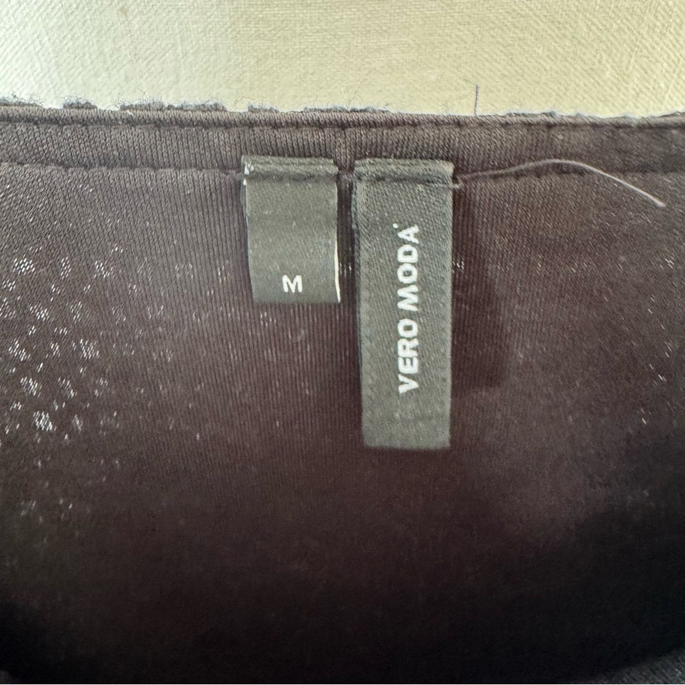 Vero Moda Black Mini dress spaghetti straps medium - Picture 5 of 9